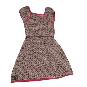 Matilda Jane NOELLE Dress Size 10 Floral Knit Girls Friends Forever Christmas